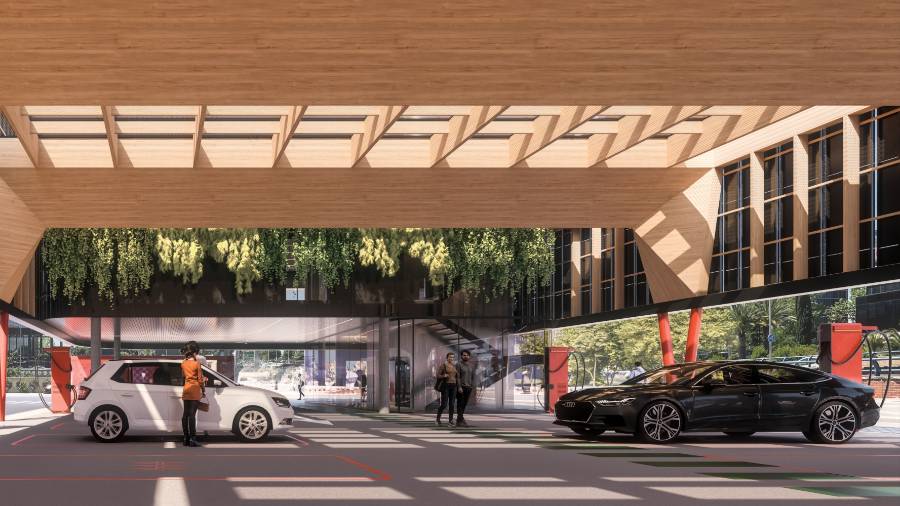 Ilustración que simula el futuro proyecto