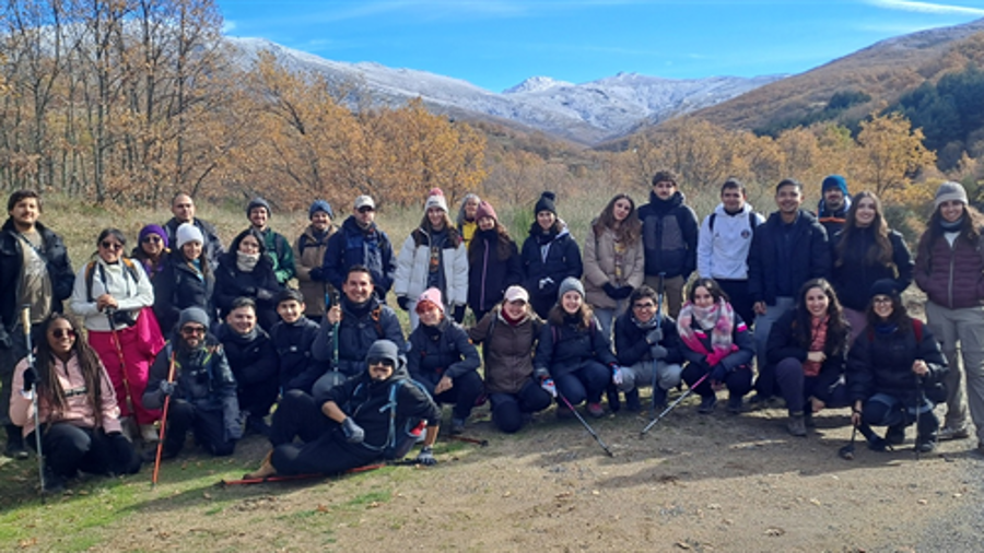 Grupo de ocio en la naturaleza