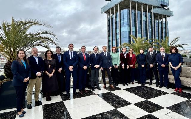 El consejero de Medio Ambiente, Agricultura e Interior de la Comunidad de Madrid, Carlos Novillo, preside la reunión de la Aceleradora Urbanística regional en el Club Financiero Génova