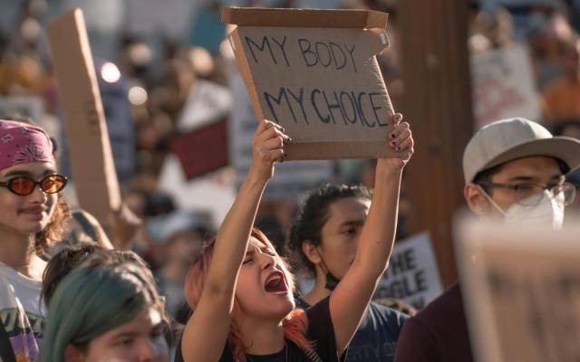 Manifestación por el derecho al aborto