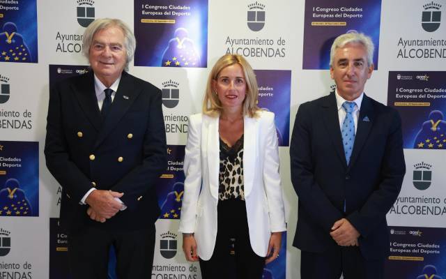 La alcaldesa de Alcobendas, Rocío García Alcántara, inaugura el I Congreso de Ciudades Europeas del Deporte