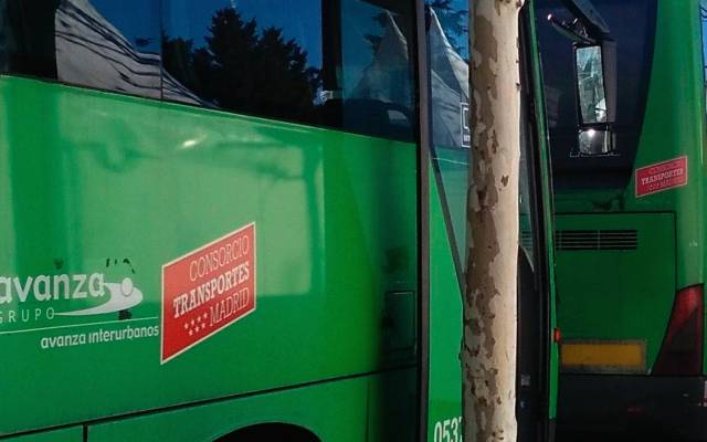 Un autobús de Getafe, Madrid, el 4 de marzo de 2025