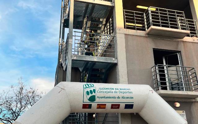 Momentos antes del inicio del reto