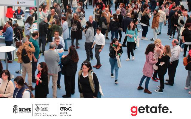 Este año es el cuarto de esta feria del empleo en Getafe