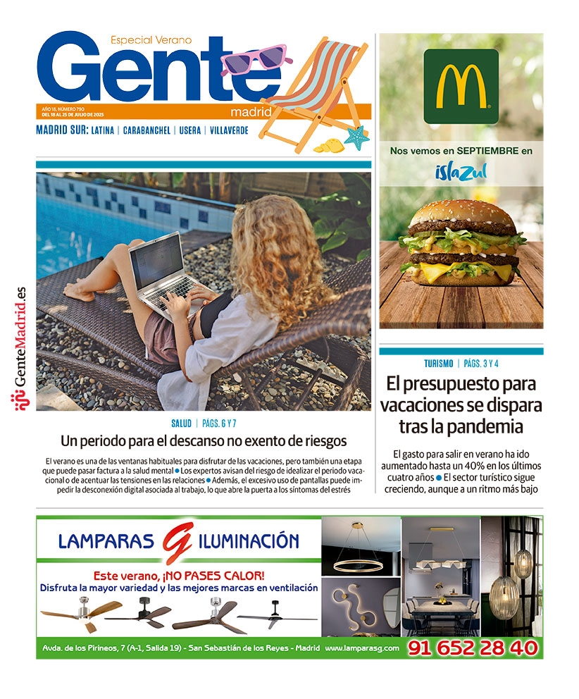 Especial verano Del 18/07/2025 al 25/07/2025