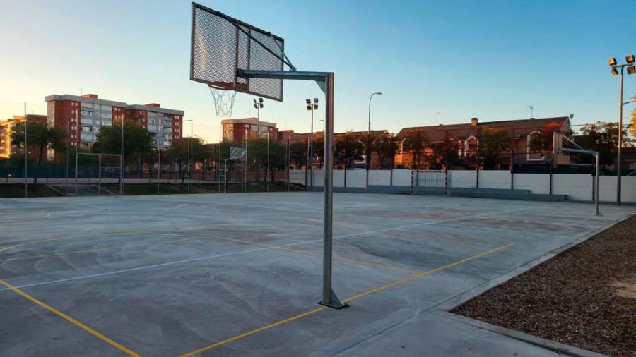 Una pista deportiva de Fuenlabrada