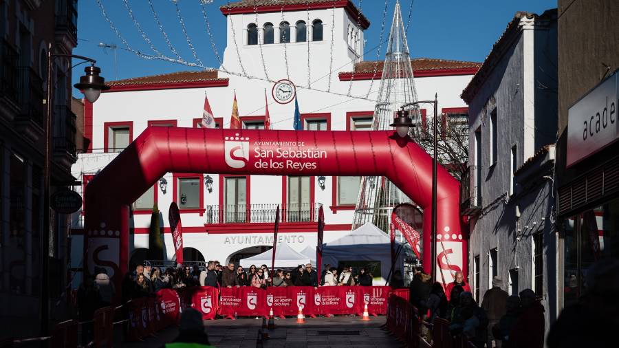 Salida y meta de la ‘Sanselvestre’ en la Plaza de la Constitución