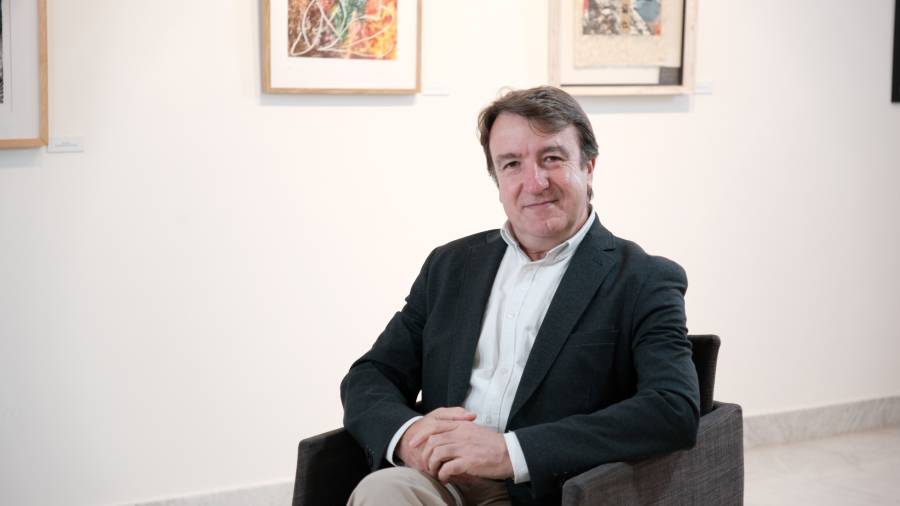 Jesús Moreno, durante la entrevista con GENTE