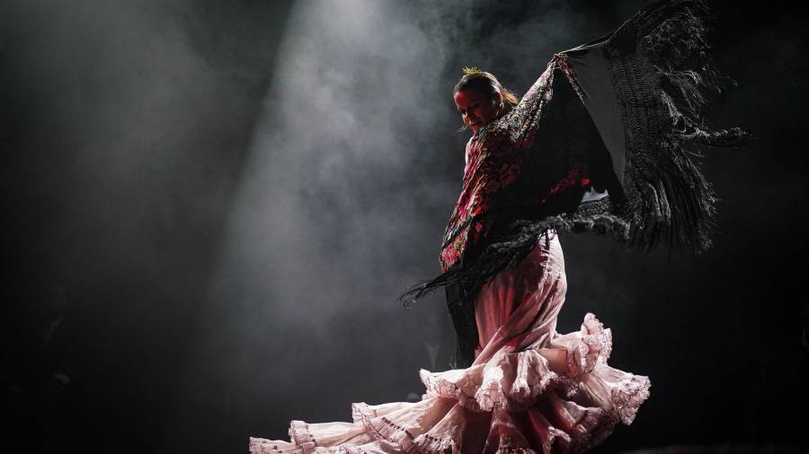 Actuación flamenca en el Corral de la Morería