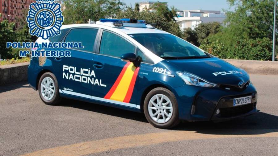 Coche patrulla de Policía Nacional