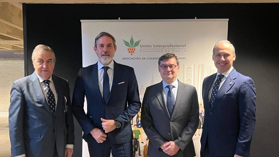 Inauguración de la jornada organizada por la Unión Interprofesional de la Comunidad de Madrid