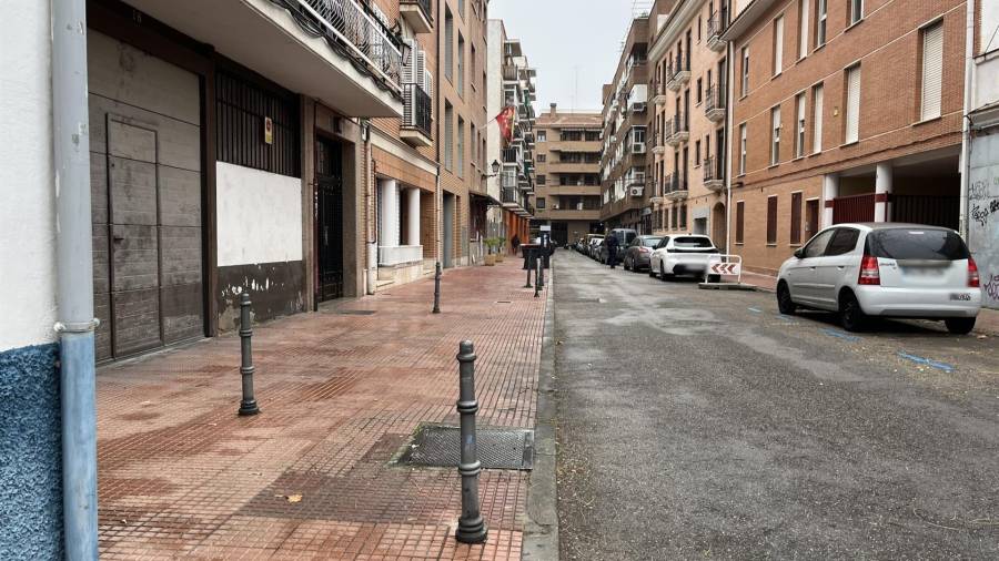 Una de las calles del municipio en las que se mejorará la red de saneamiento y abastecimiento