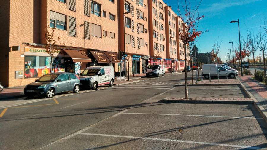 Una de las vías de la ciudad