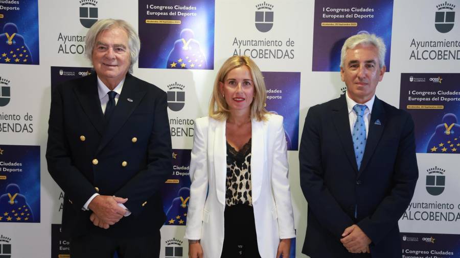 La alcaldesa de Alcobendas, Rocío García Alcántara, inaugura el I Congreso de Ciudades Europeas del Deporte
