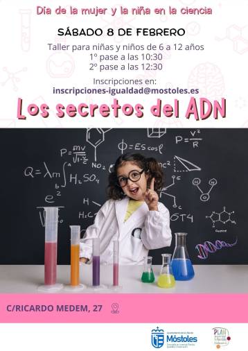 Cartel del taller ‘Los secretos del ADN’