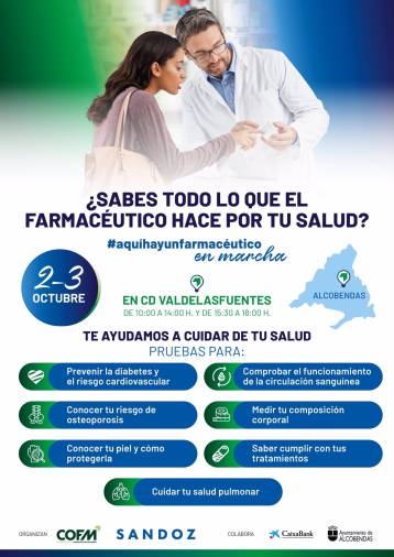 Cartel de la nueva campaña del Colegio Oficial de Farmacéuticos de Madrid