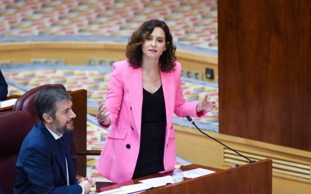 La presidenta de la Comunidad de Madrid, Isabel Díaz Ayuso