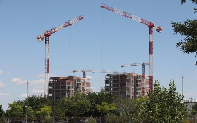 Imagen de recurso de un edificio en construcción en Madrid