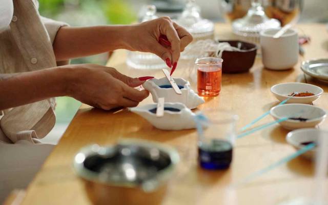 Imagen de archivo de un taller de velas