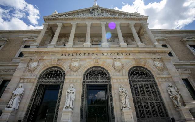 Fachada de la Biblioteca Nacional de España (BNE)