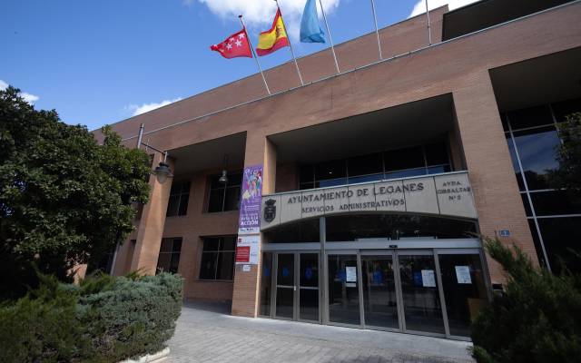 Fachada del Ayuntamiento de Leganés