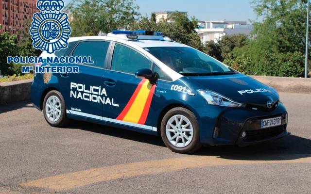 Coche patrulla de Policía Nacional