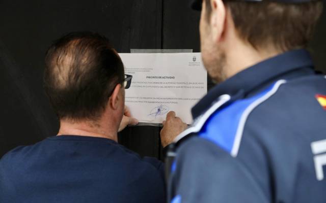 Clausura de un local de ocio en Alcobendas