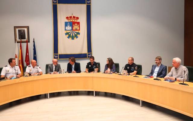 Reunión de la Junta Local de Seguridad en Fuenlabrada