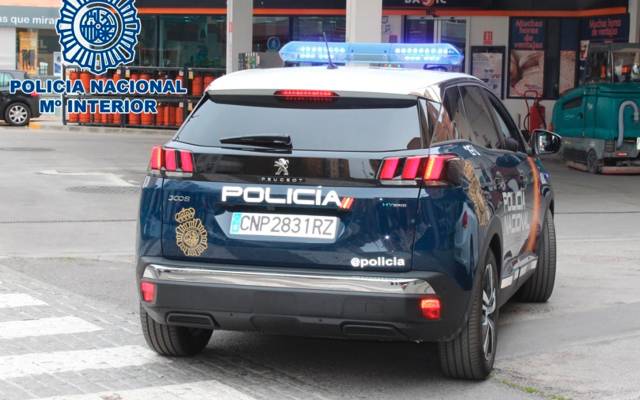 Coche patrulla de Policía Nacional