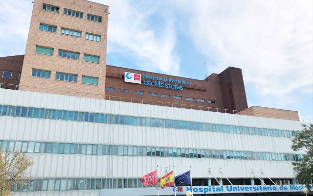 Fachada del Hospital Universitario de Móstoles