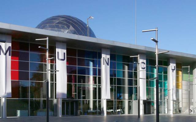 Fachada del Museo Nacional de Ciencia y Tecnología con sede en Alcobendas, que acogerá el IV Seminario ‘Restaura-ciencia’