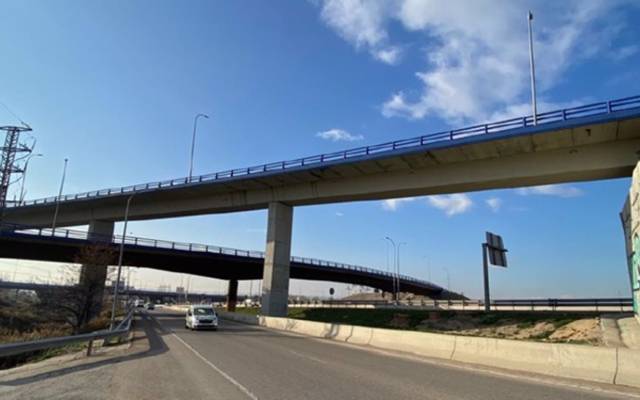 Puente de la M-50 a la altura de Torrejón de Ardoz