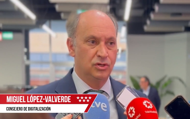 El consejo de Digitalización, Miguel López-Valverde, en declaraciones a los medios de comunicación
