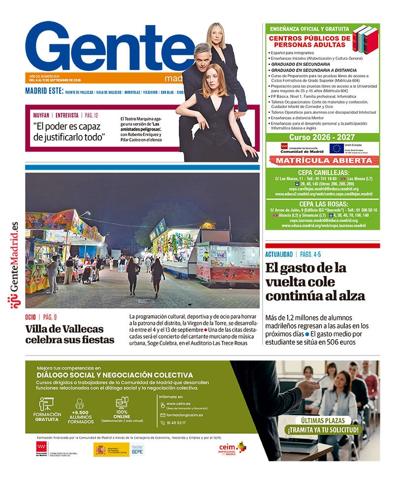 Nº 834Del 04/09/2026 al 11/09/2026