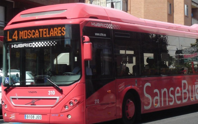 Un autobús interurbano de San Sebastián de los Reyes