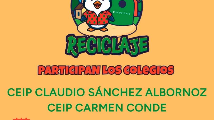 Los colegios Claudio Sánchez Albornoz y el Carmen Conde participan en ‘El Gran Prix del Reciclaje’
