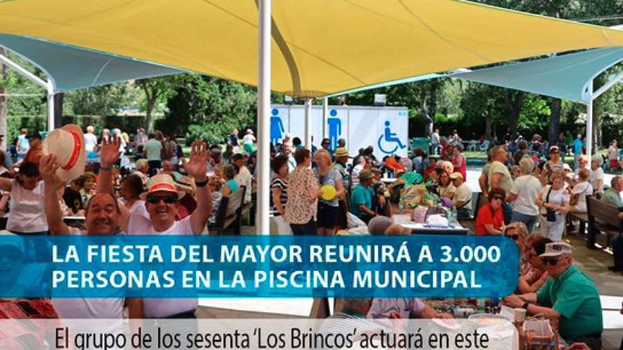 La Fiesta del Mayor reunirá a 3.000 personas en el recinto de la piscina municipal