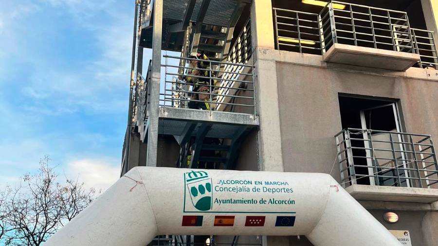 Momentos antes del inicio del reto