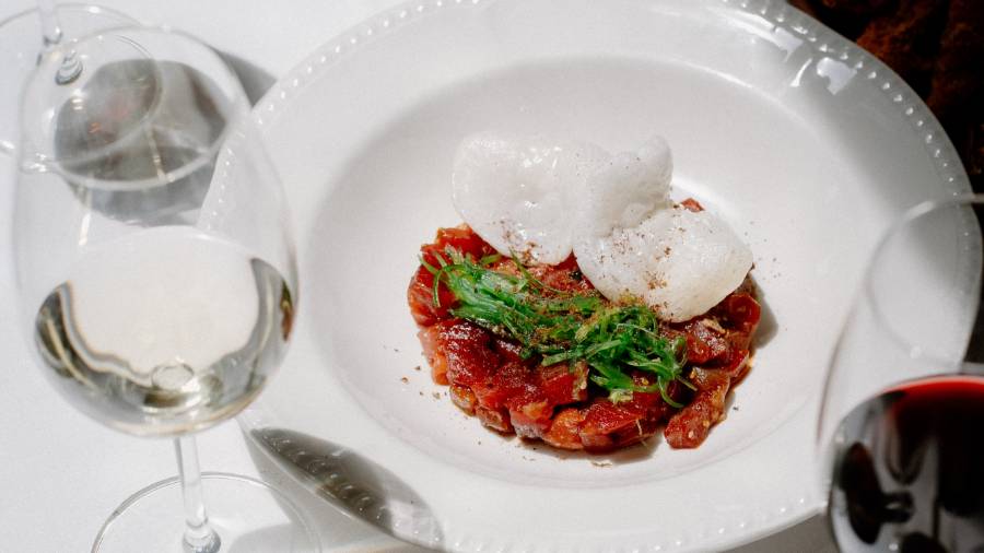 Tartar de atún rojo de almadraba