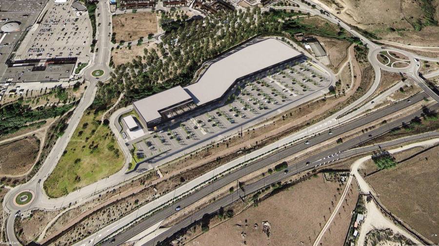 Infografía del futuro centro comercial Retail Park ‘La Maquinilla’