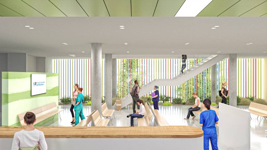 Nuevo edificio del Hospital público Universitario de Móstoles