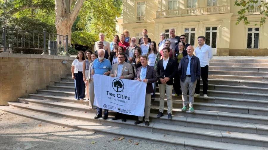 El alcalde, Jesús Moreno, en el primer encuentro europeo de Ciudades Arbóreas del Mundo, celebrado en Málaga bajo el lema ‘Por un bosque urbano sin fronteras’