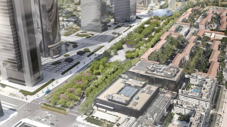 Recreación del futuro Parque Castellana