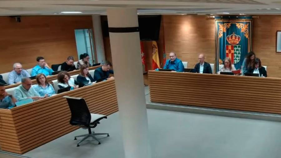 Un momento del pleno