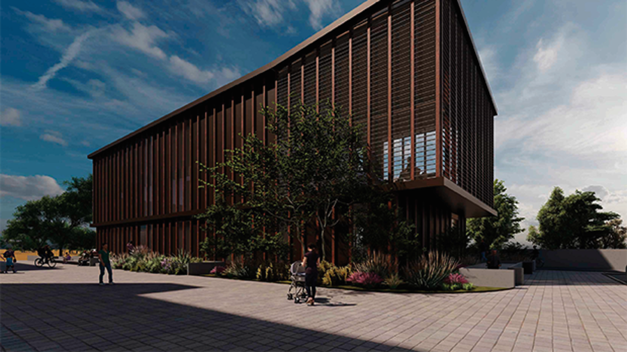 Render del nuevo edificio previsto para El Bercial