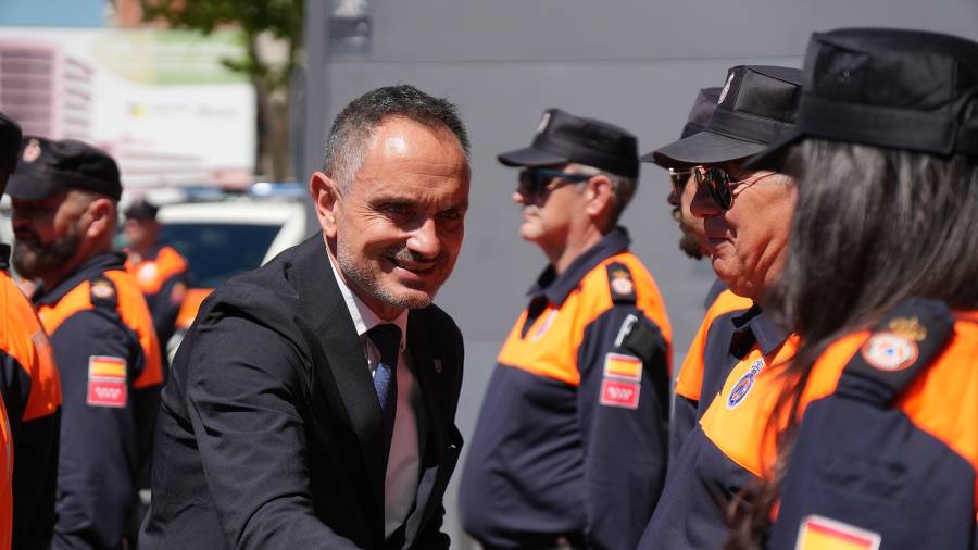 El Alcalde, Manuel Bautista, en la conmemoración del 33 aniversario de la Agrupación de Voluntarios de Protección Civil de Móstoles