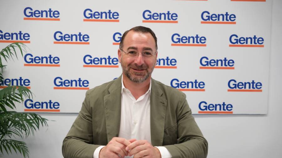 Carlos Blázquez, durante la entrevista