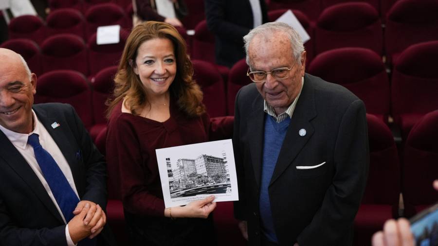 La consejera de Sanidad, Fátima Matute, en la celebración del 70 aniversario del Hospital de La Princesa
