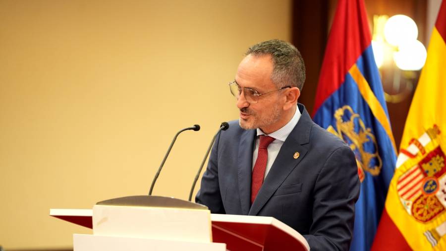 Imagen de archivo del alcalde, Manuel Bautista, en la entrega de los galardones de la a XII edición de los Premios Mostoleños