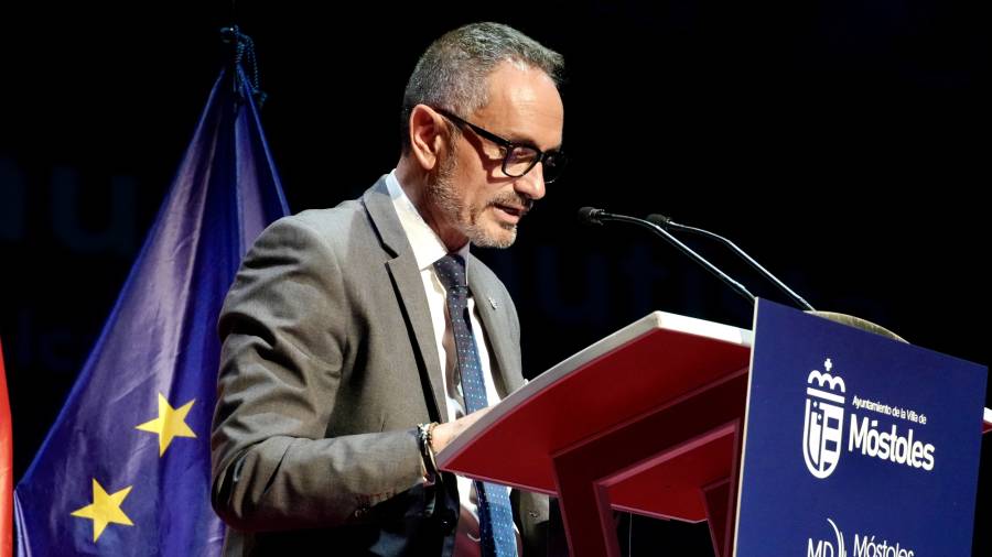 El Alcalde de Móstoles, Manuel Bautista, en la XXXIV edición de los Premios Ciudad de Móstoles